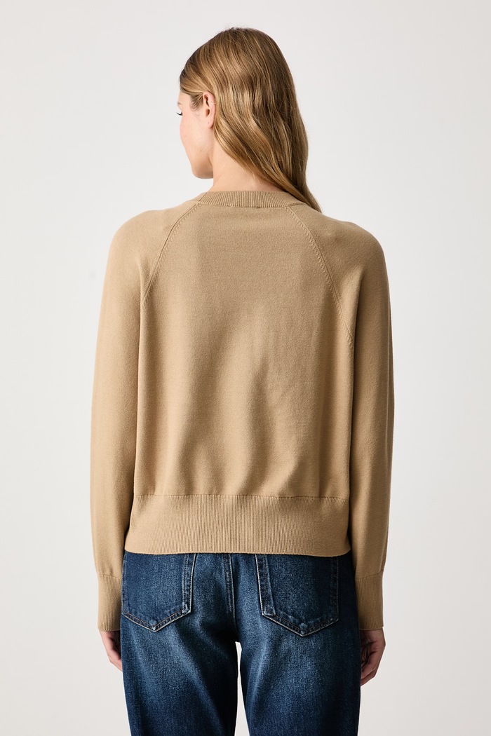 United Colors of Benetton Пуловер дамски с вискоза 1IYCD10GH бежов AW26