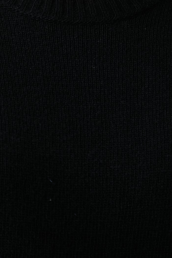 Sveter dámsky s vlnou United Colors of Benetton čierna 1SJWD10HU