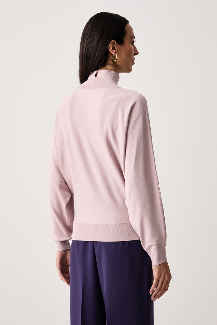 Abbigliamento United Colors of Benetton Dolcevita finta da donna con viscosa 135PD204S rosa
