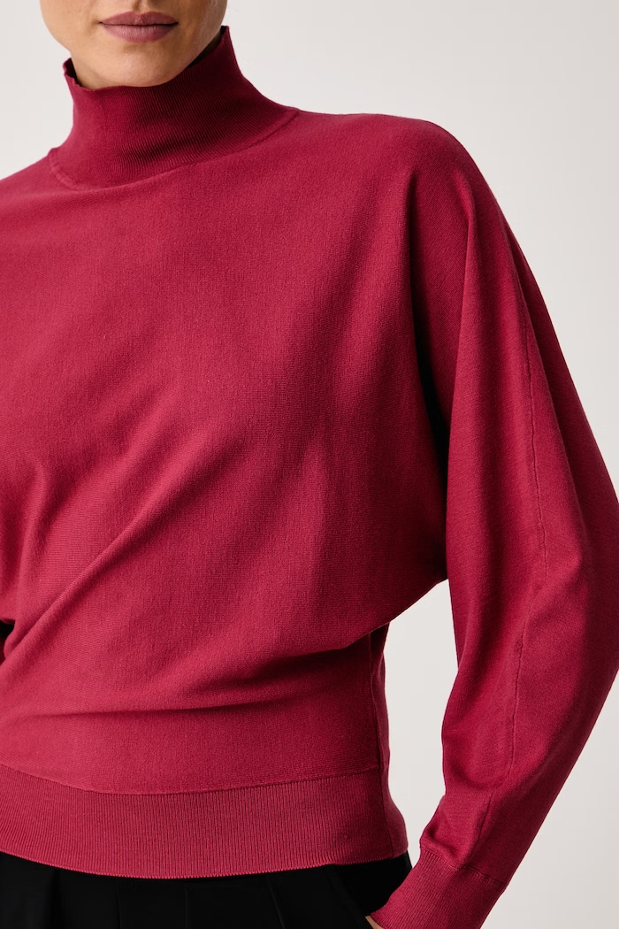 Ημιζιβάγκο γυναικείο με βισκόζη United Colors of Benetton 135PD204S κόκκινο
