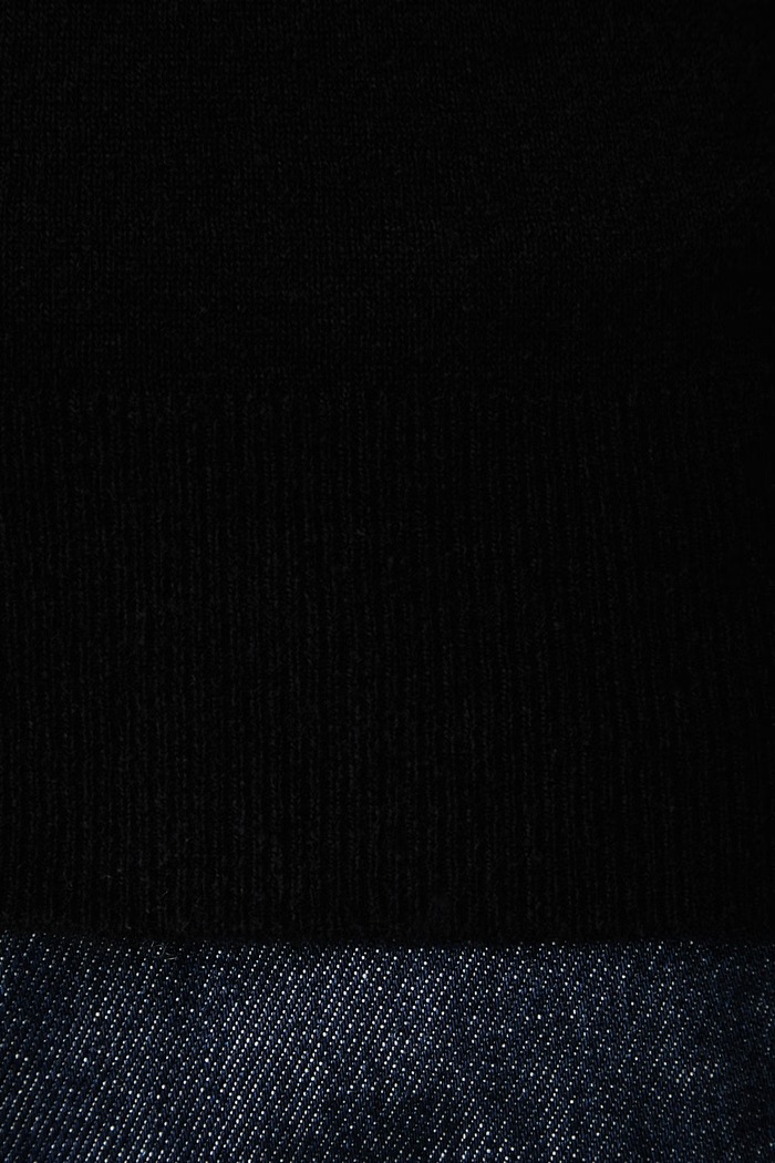 Kamizelka damska z wełną United Colors of Benetton czarny 1H02D204Z