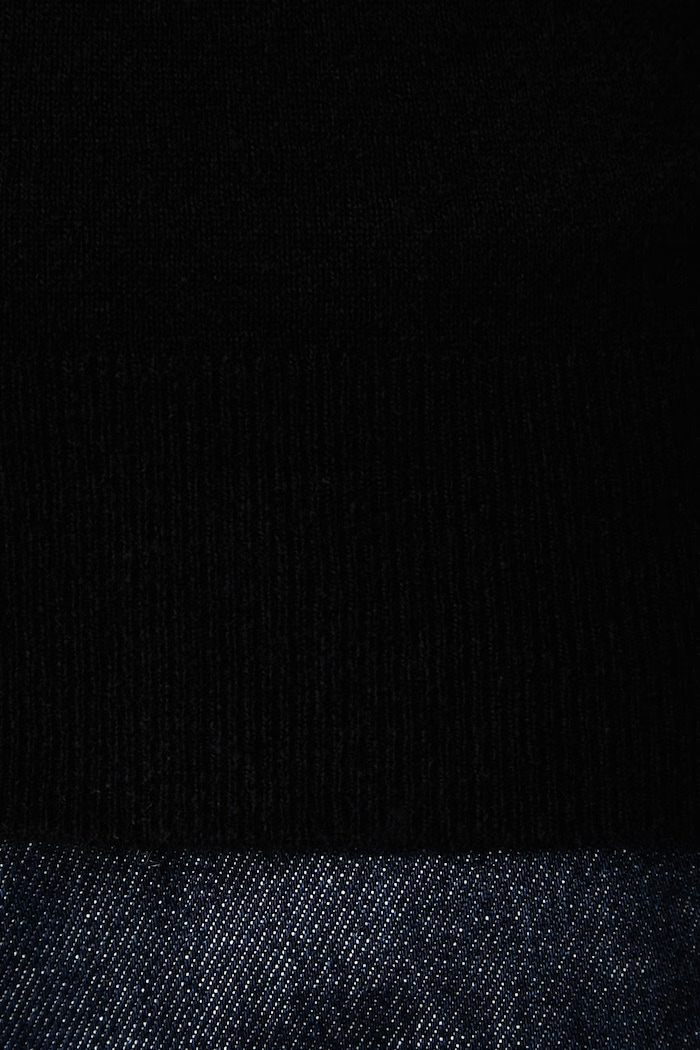 Kamizelka damska z wełną United Colors of Benetton czarny 1H02D204Z