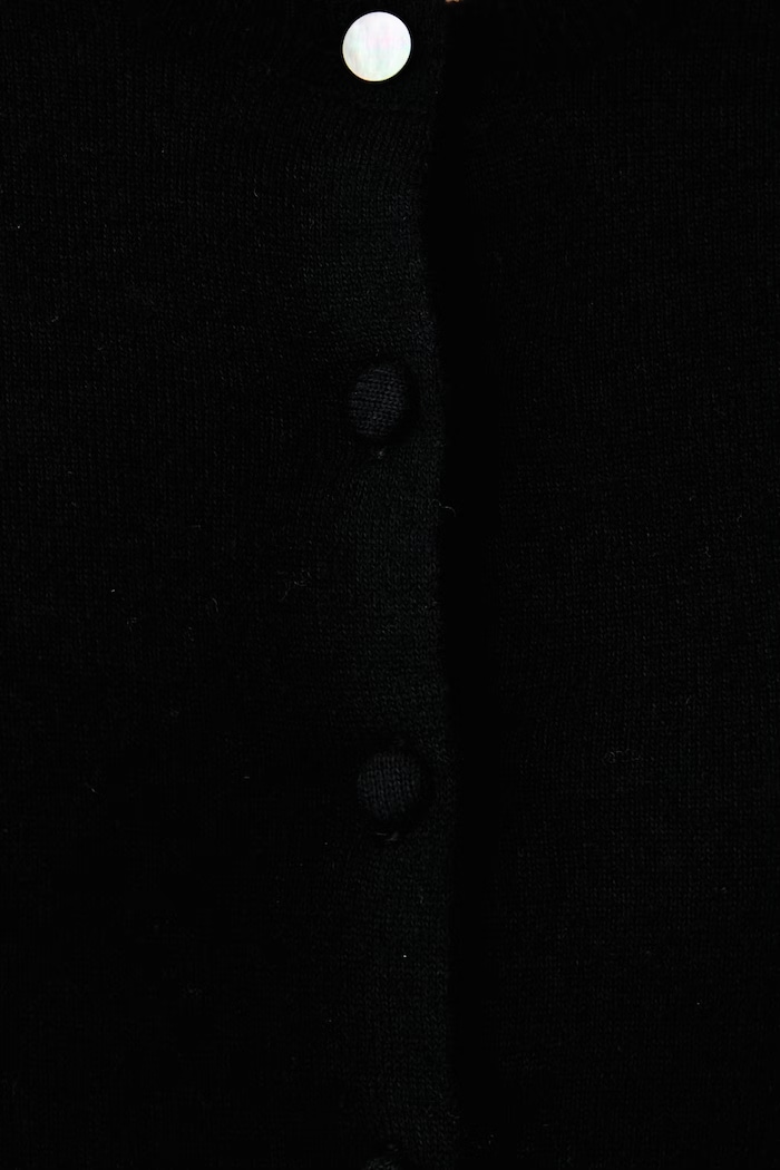 Kardigán dámsky s vlnou United Colors of Benetton čierna 1H02D5035