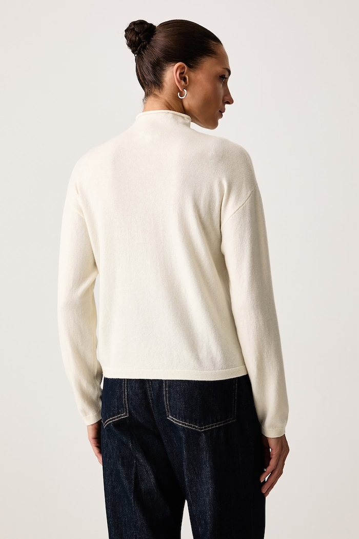 Odzież United Colors of Benetton Sweter damski wełniany 1I0FD204Y beżowy