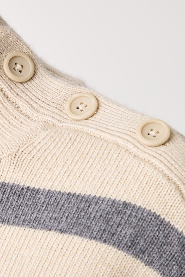 Sweter damski z dodatkiem wełny United Colors of Benetton beżowy 1S9ZE204X
