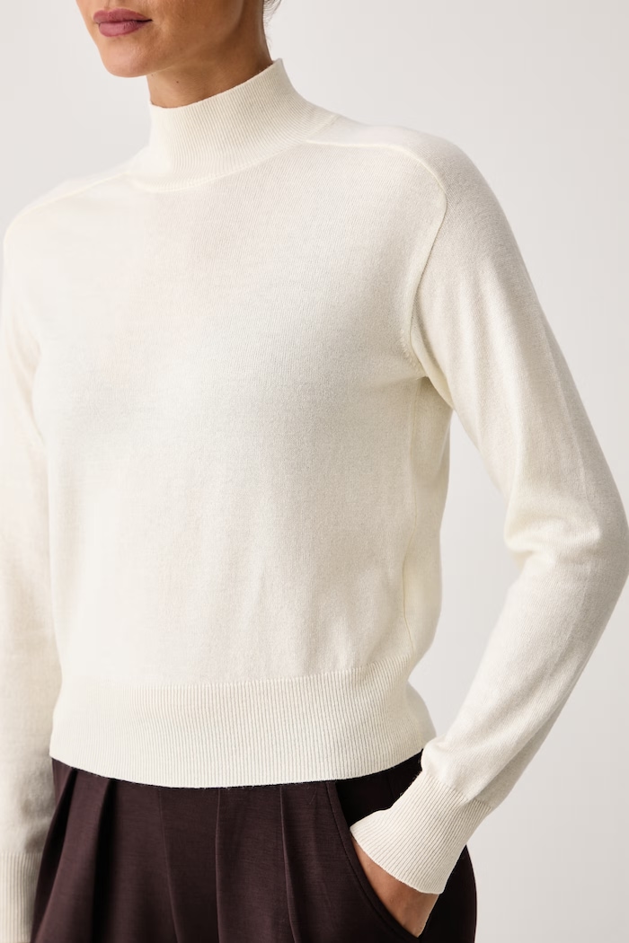 Maglione da donna con misto lana United Colors of Benetton 1B9YD204R beige