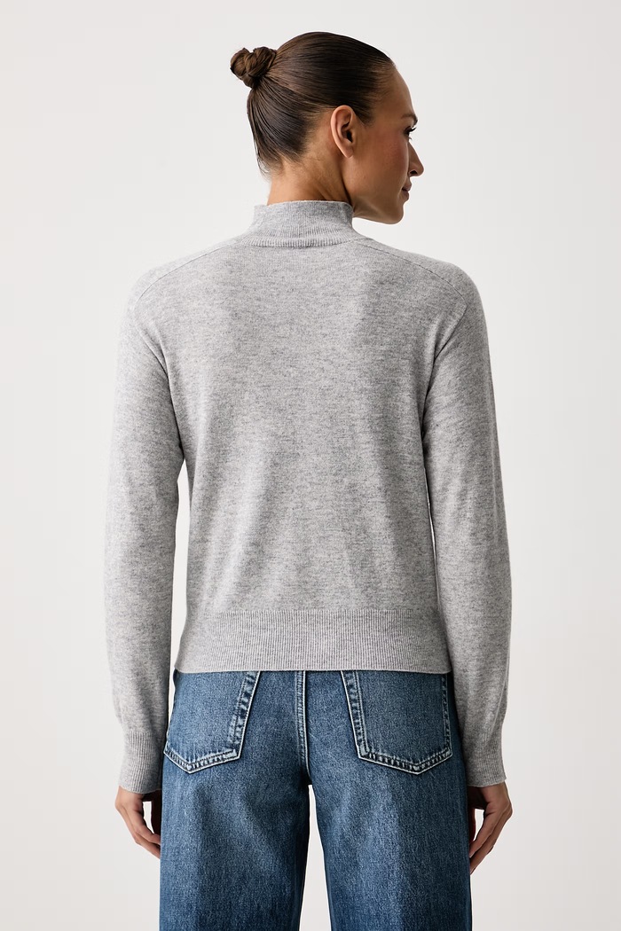 Abbigliamento United Colors of Benetton Maglione da donna con misto lana 1B9YD204R grigio