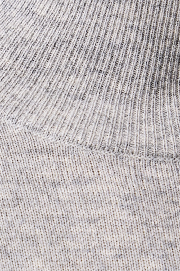 Maglione da donna con misto lana United Colors of Benetton grigio 1B9YD204R