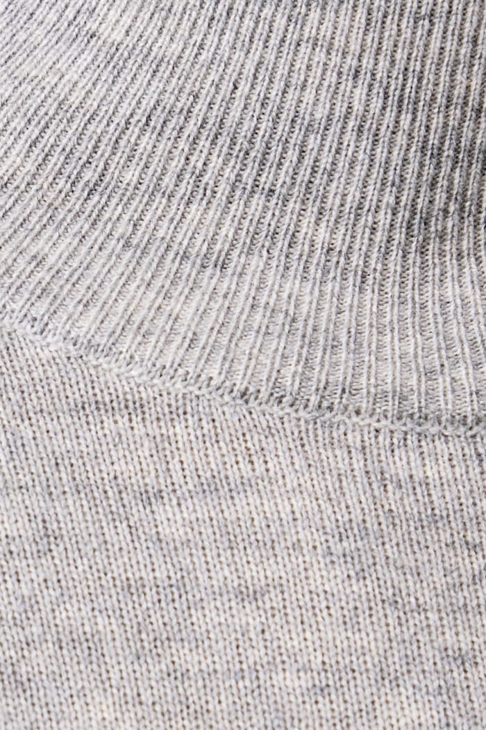 Maglione da donna con misto lana United Colors of Benetton grigio 1B9YD204R