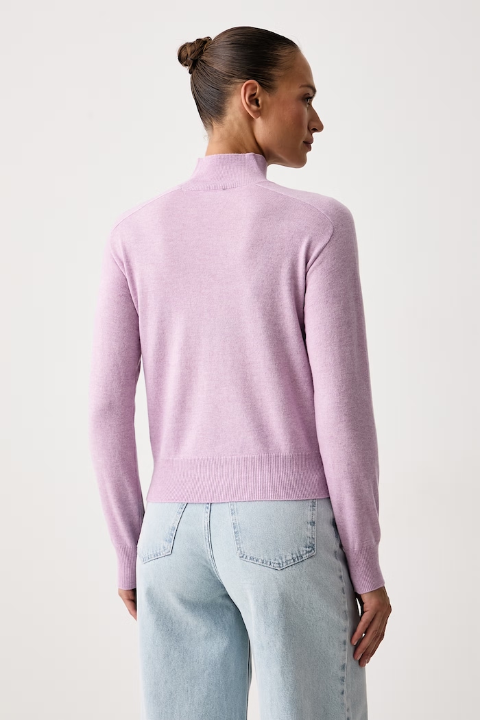 Abbigliamento United Colors of Benetton Maglione da donna con misto lana 1B9YD204R violetto