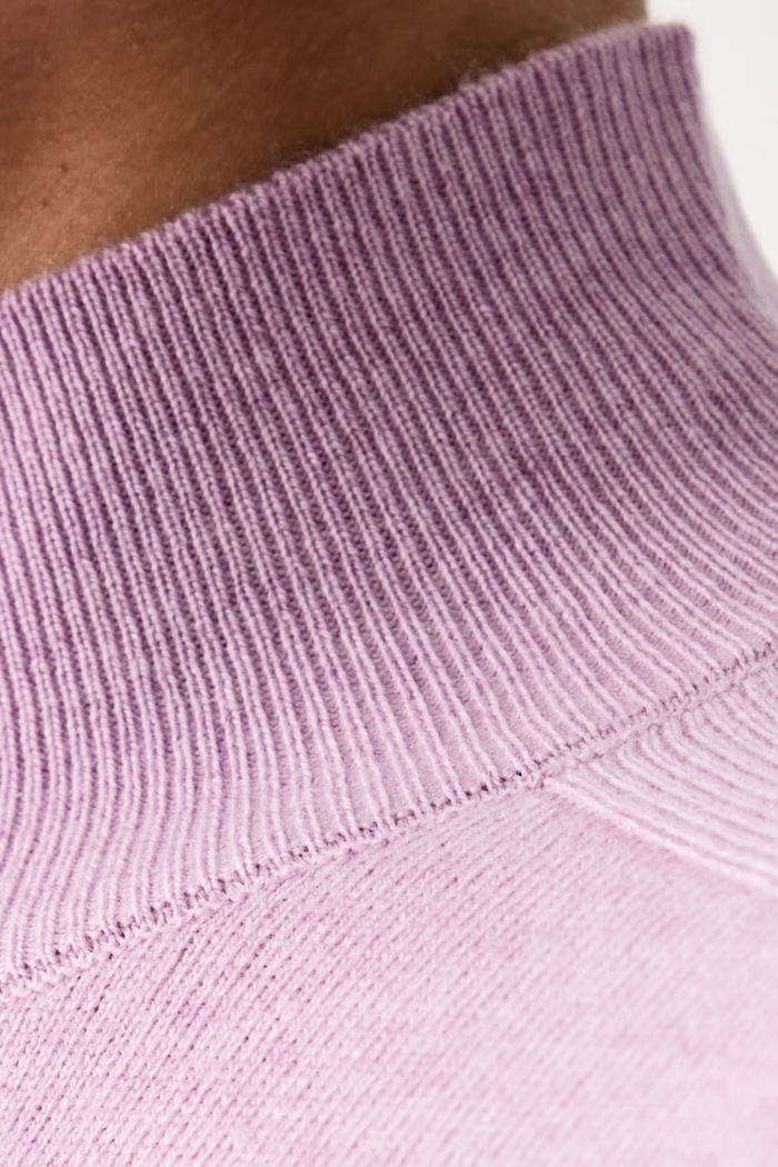 Maglione da donna con misto lana United Colors of Benetton violetto 1B9YD204R