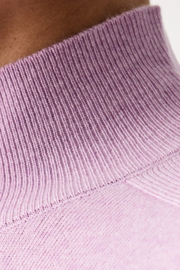 Maglione da donna con misto lana United Colors of Benetton violetto 1B9YD204R