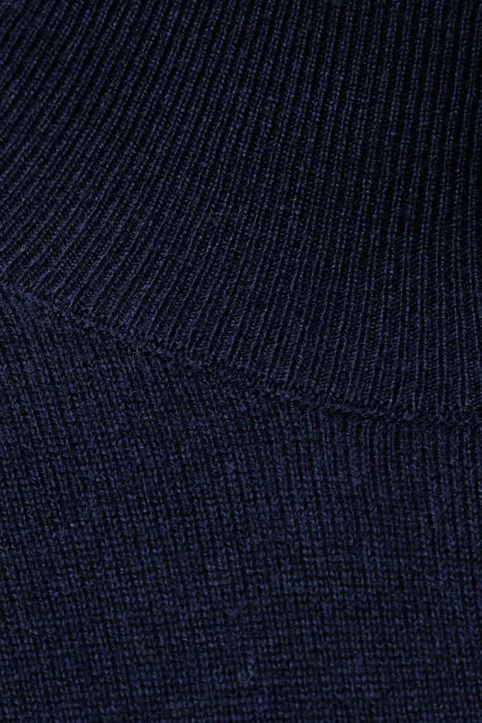 Maglione da donna con misto lana United Colors of Benetton blu navy 1B9YD204R