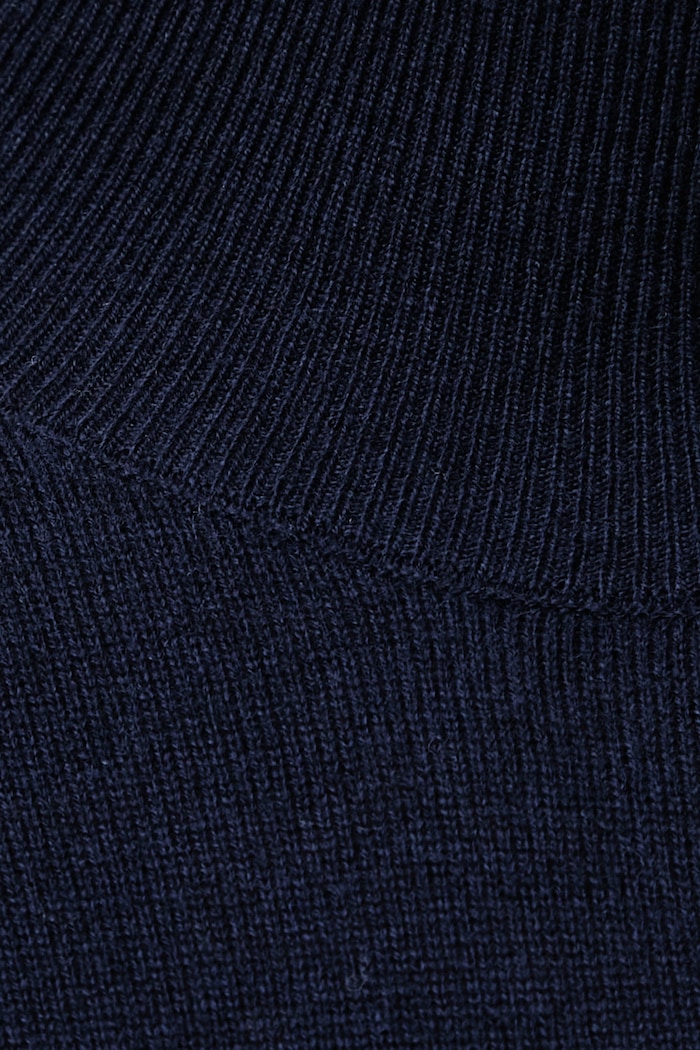 Maglione da donna con misto lana United Colors of Benetton blu navy 1B9YD204R