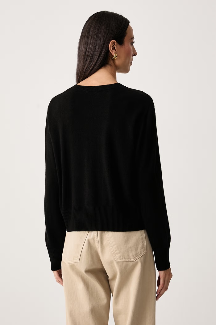 Oblačila United Colors of Benetton Kardigan ženski z volno 1B9YD502Y črna