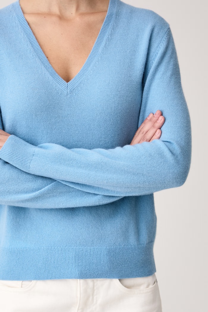 Sweter damski wełniany United Colors of Benetton 1002D403X niebieski