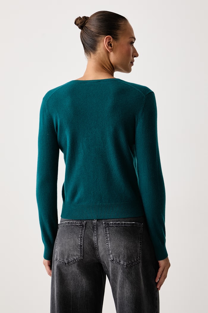 Ρούχα United Colors of Benetton Πουλόβερ γυναικείο μάλλινο 1002D403X τιρκουάζ