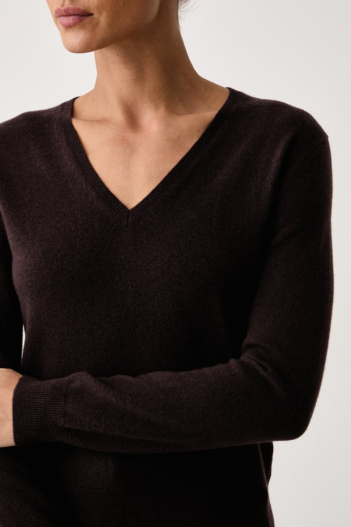 Πουλόβερ γυναικείο μάλλινο United Colors of Benetton 1002D403X καφέ