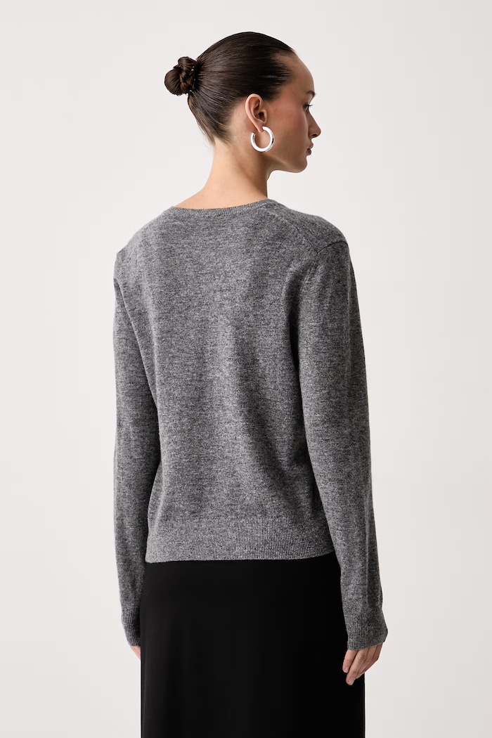 Odzież United Colors of Benetton Sweter damski wełniany 1002D403X szary