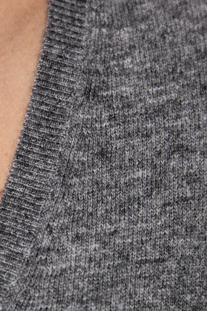 Sweter damski wełniany United Colors of Benetton szary 1002D403X