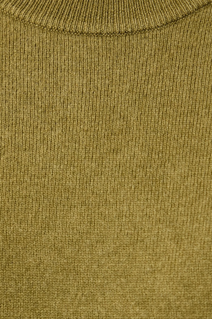 Sweter damski z wełną United Colors of Benetton zielony 1B9YD10HK