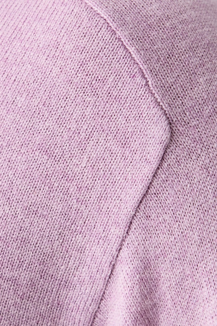 Πουλόβερ γυναικείο με μαλλί United Colors of Benetton μωβ 1B9YD10HK