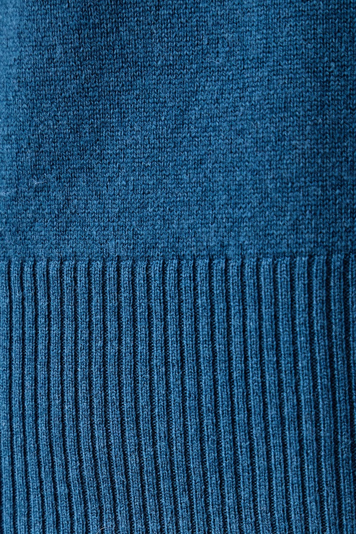 Sweter damski z wełną United Colors of Benetton niebieski 1B9YD10HK