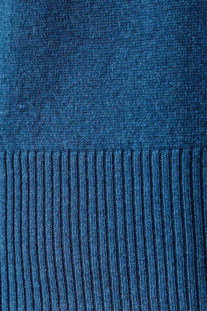 Sweter damski z wełną United Colors of Benetton niebieski 1B9YD10HK
