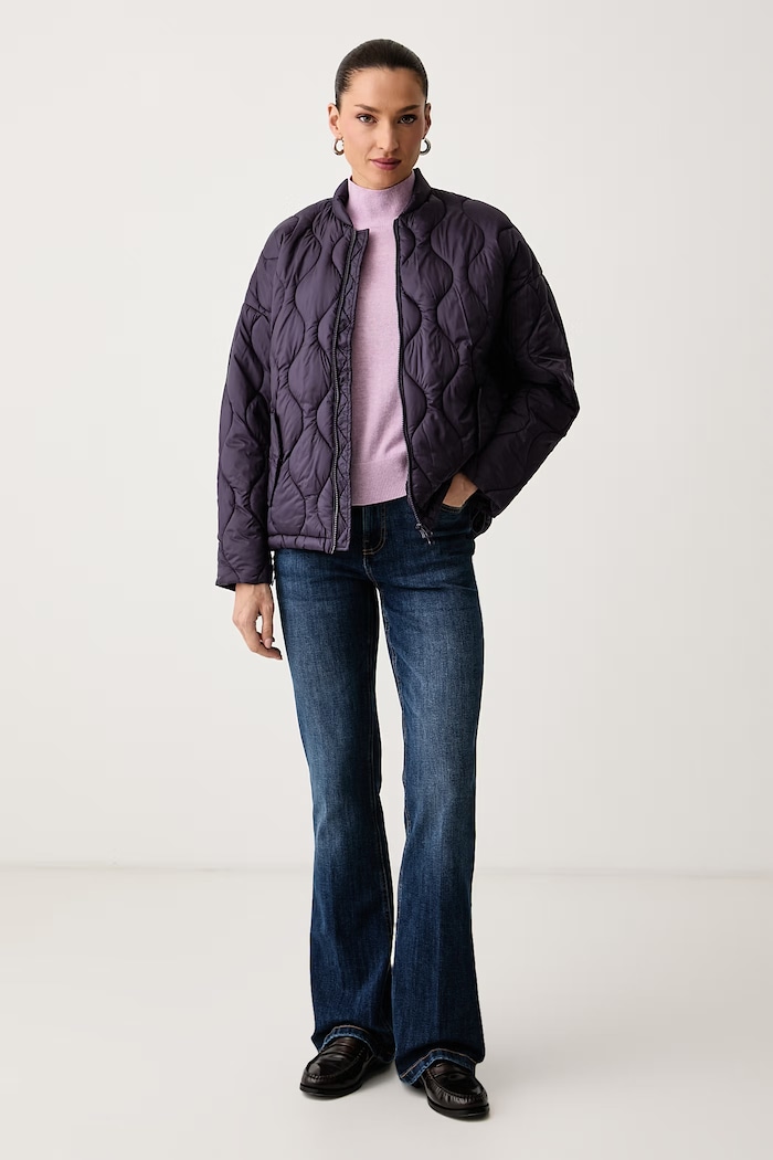 United Colors of Benetton Sweter z krótkim rękawem damski z wełną 1B9YD204U różowy AW26