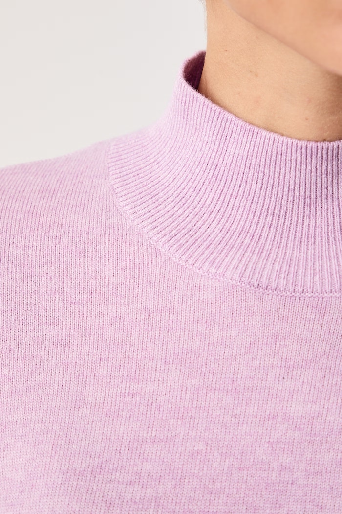 Sweter z krótkim rękawem damski z wełną United Colors of Benetton różowy 1B9YD204U