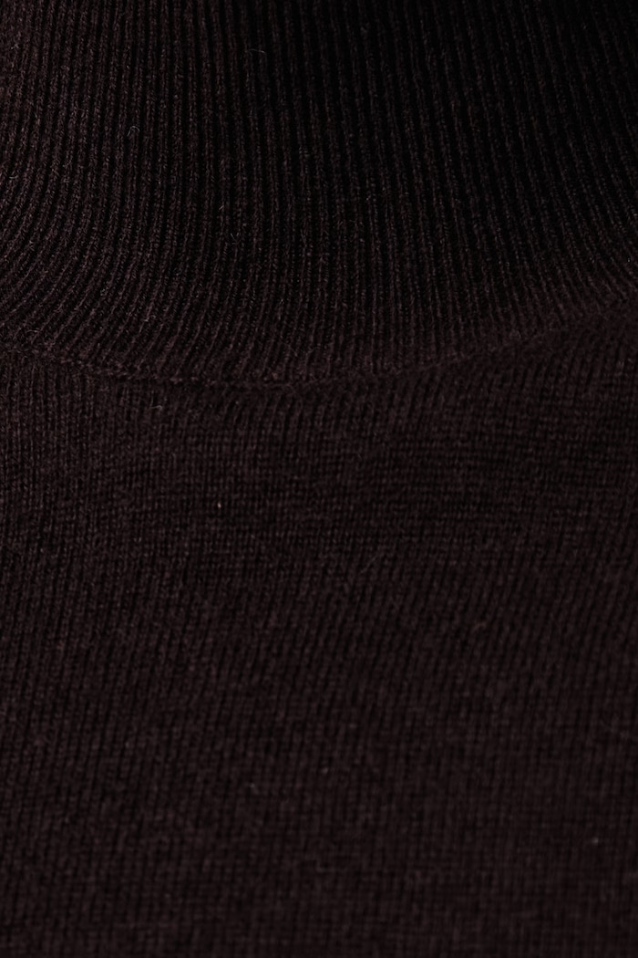 Sveter s krátkym rukávom dámsky s vlnou United Colors of Benetton hnedá 1B9YD204U