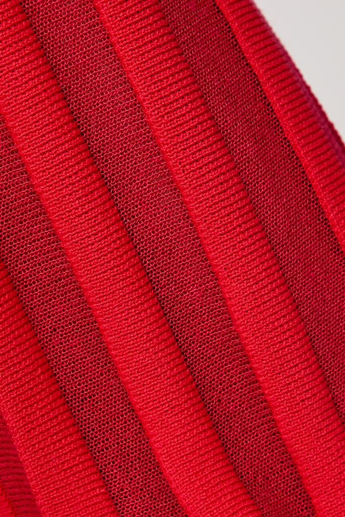 Sweter damski z wiskozą Fracomina czerwony FR26WT7030K416F9