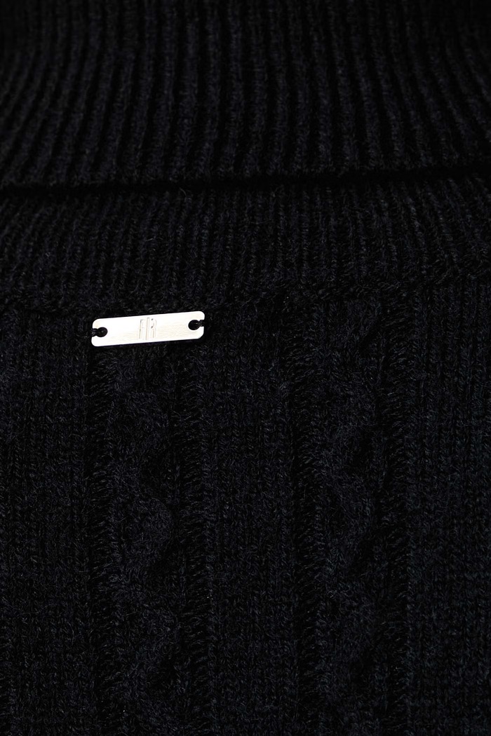 Sweter damski Fracomina czarny FY26WT7062K45801