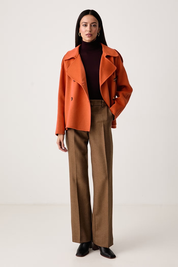 United Colors of Benetton Rolák dámsky bavlnený s elastanom 1IOVE204V burgundské AW26