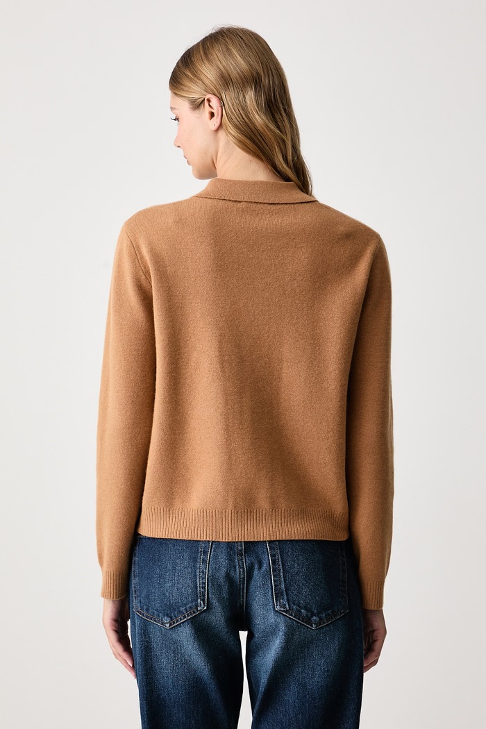 United Colors of Benetton Жилетка дамска с вълна 1B9YD502X кафяв AW26