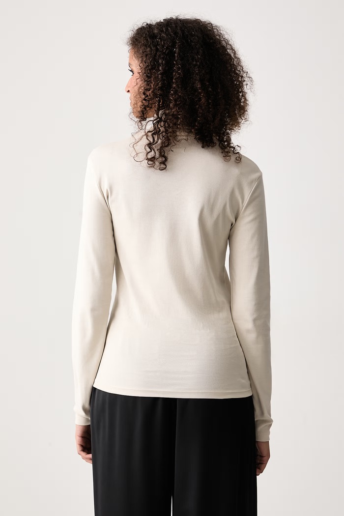 Odzież United Colors of Benetton Longsleeve damski bawełniany 3GA8E2224 beżowy