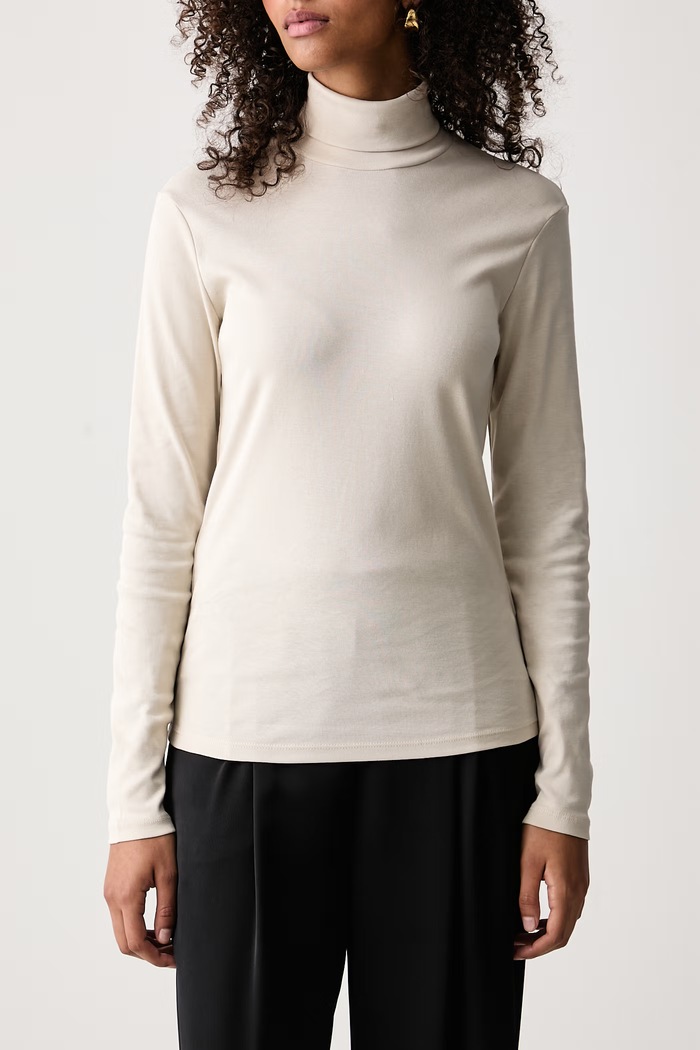 Longsleeve damski bawełniany United Colors of Benetton 3GA8E2224 beżowy