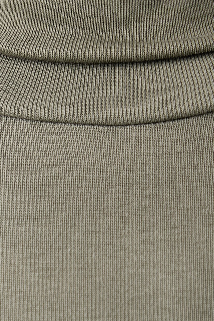 Majica z dolgimi rokavi ženska bombažna United Colors of Benetton zelena 3GA8E2224