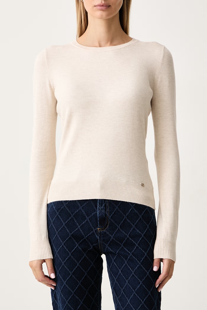 Sweter damski Gaudi 621BD53080 beżowy