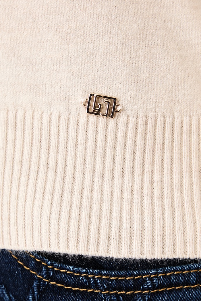Sweter damski Gaudi beżowy 621BD53080