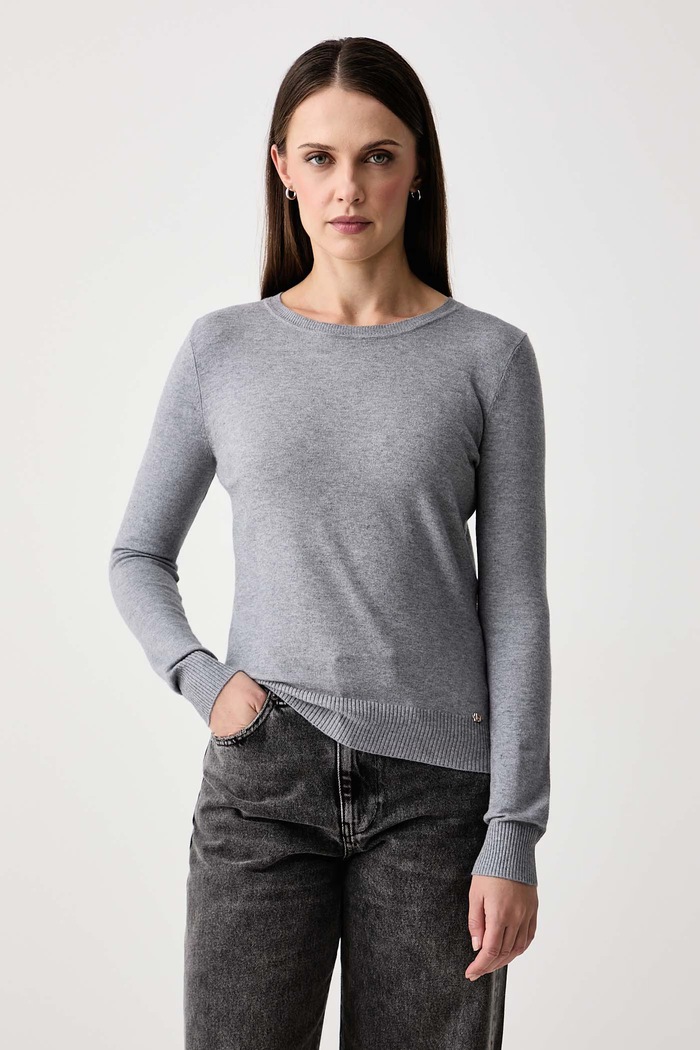 Gaudi Sweter damski szary 621BD53080