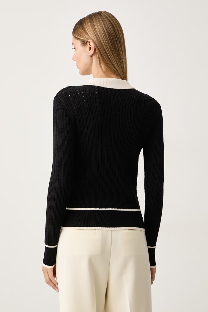 Odzież Gaudi Sweter damski 621BD53063 czarny