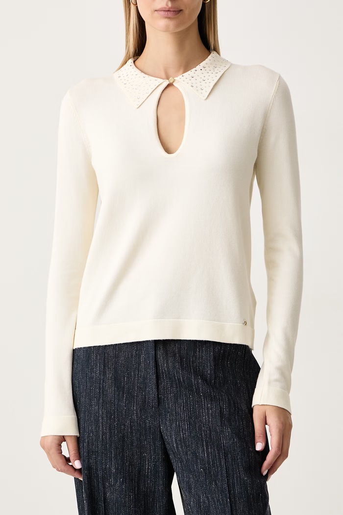 Sweter damski Gaudi 621BD53056 beżowy