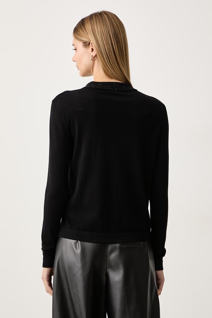 Odzież Gaudi Sweter damski 621BD53056 czarny