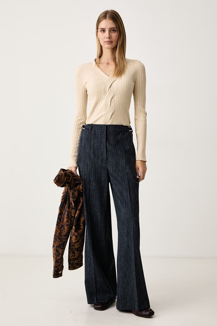 Gaudi Sweter damski 621BD53008 beżowy AW26