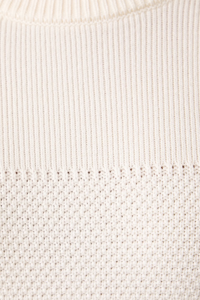 Sweter damski z wiskozą Liu Jo beżowy TF6087.MS75L