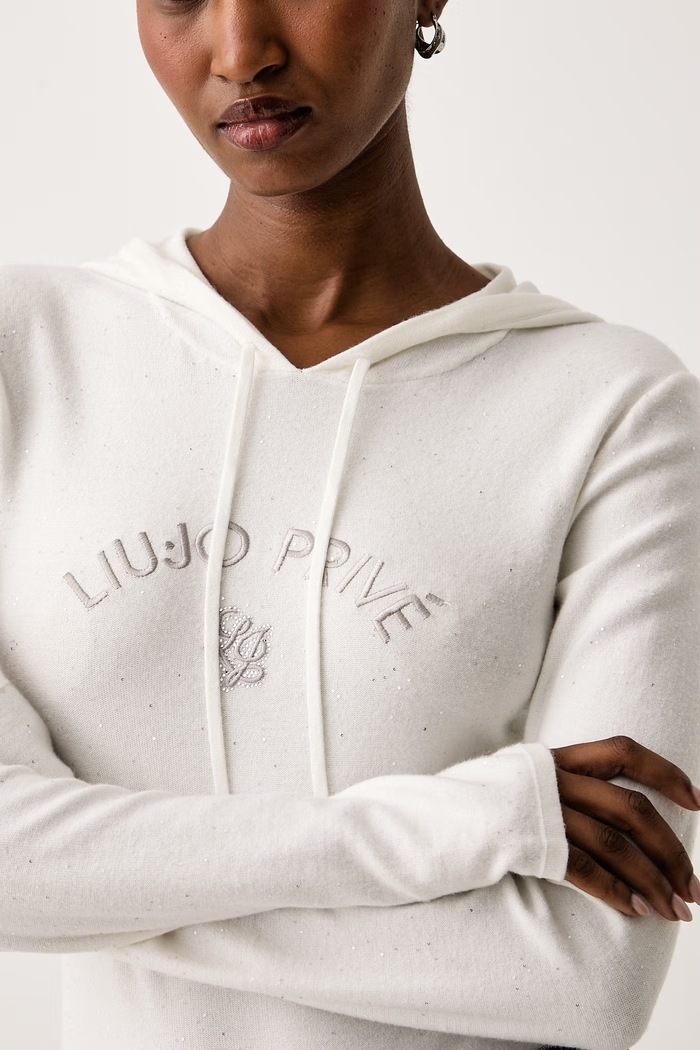 Pulover za žene Liu Jo TF6042.MS049 bijela