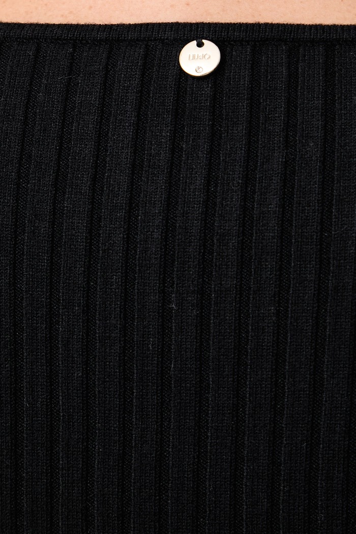 Sweter damski z wiskozy Liu Jo WF6431.MA54S czarny