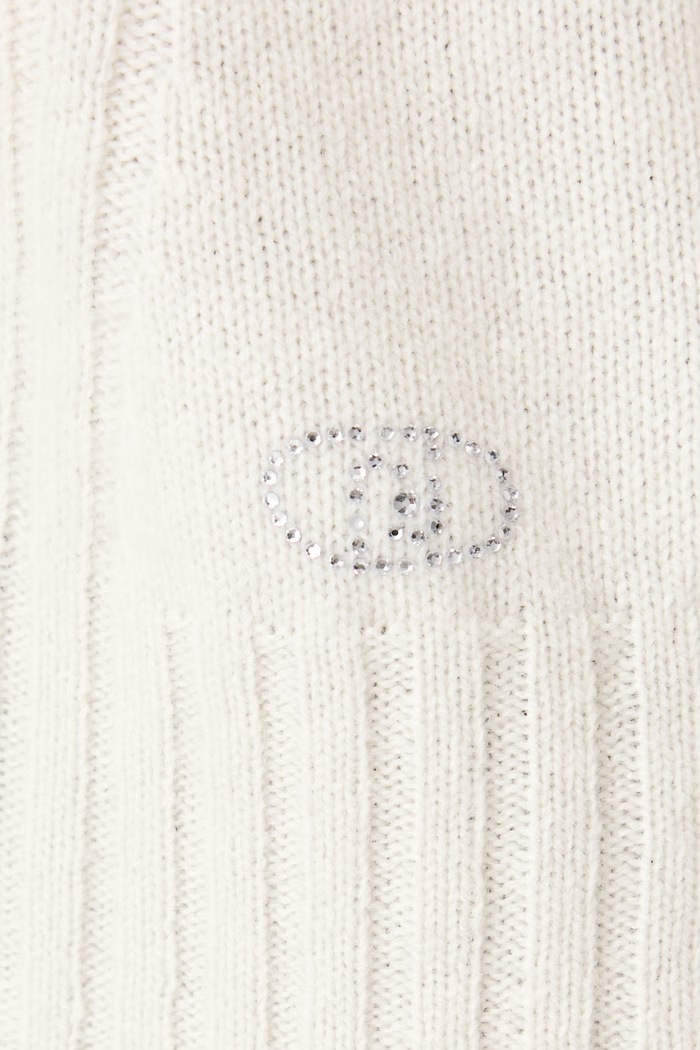 Sweter damski wełniany Liu Jo beżowy WF6219.MS009