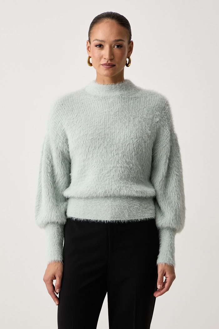 Guess Sweter damski KEYLA turkusowy W6BR80.Z1839